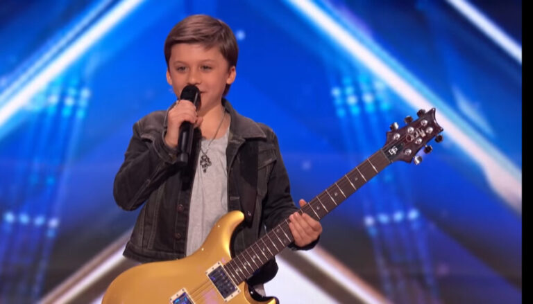 He’s Only 10, But He Plays Guitar Like a Seasoned Rock Star! What a Talent