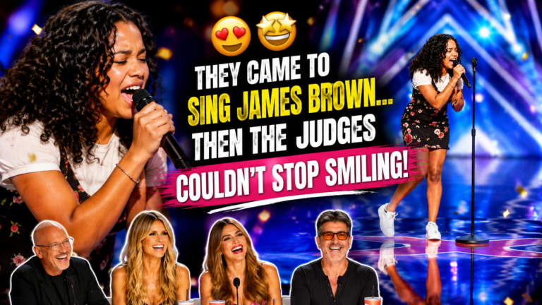 They Came to Sing James Brown… Then the Judges Couldn’t Stop Smiling! 🎤🔥